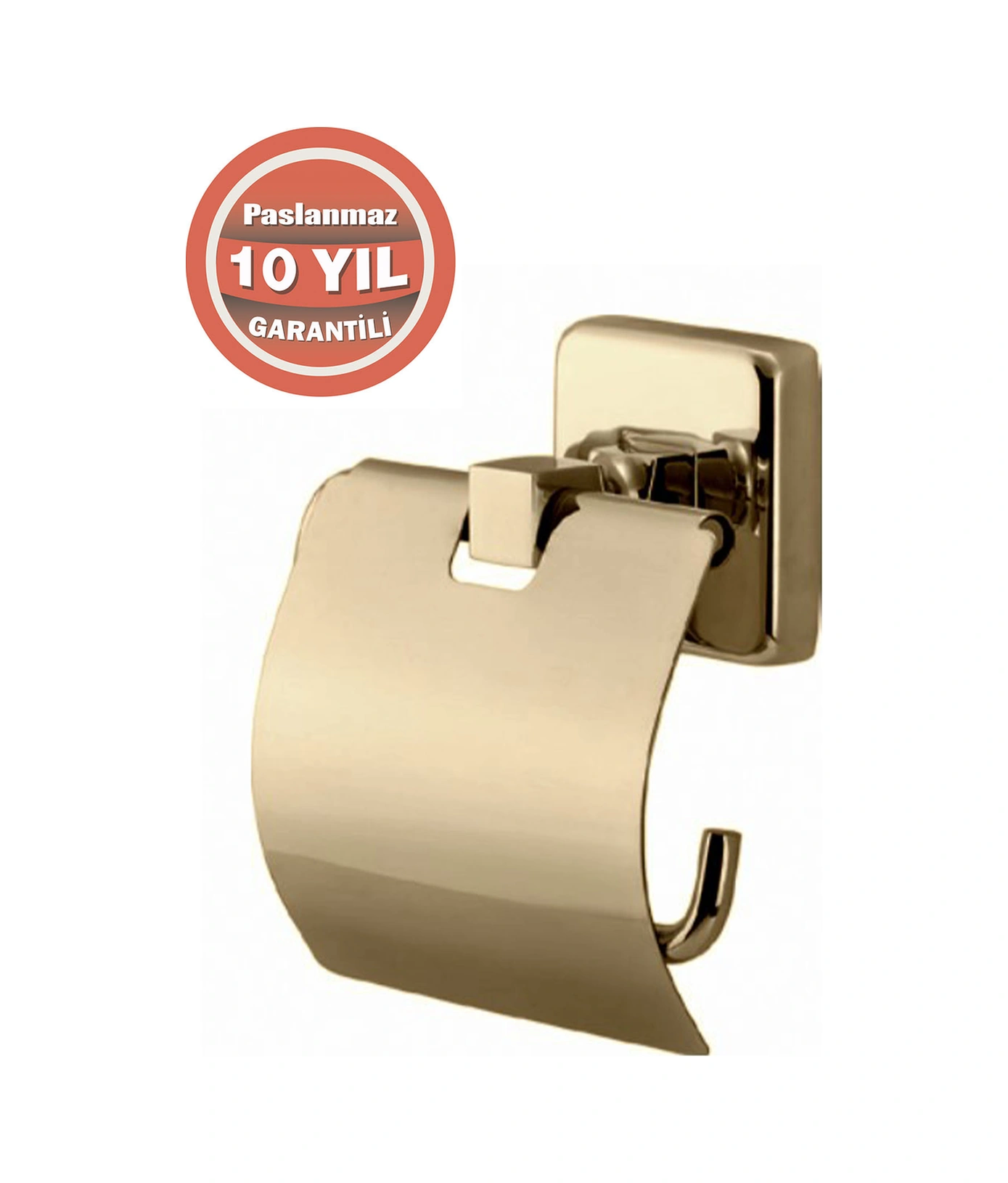 Çelik Banyo Paslanmaz Pirinç Kumru Tuvalet Kağıtlığı Altın Gold Gold