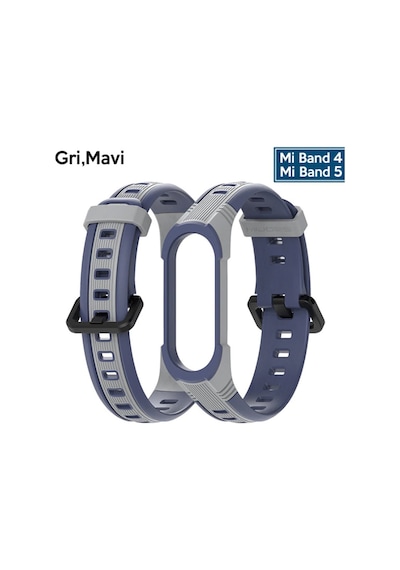 Mijobs Xiaomi Mi Band 5-4 Çift Renk Kayış Kordon (258825908)