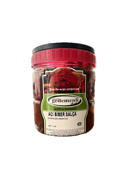 Mahmut Gedemenli Ev Tipi Acı Biber Salçası 1 KG