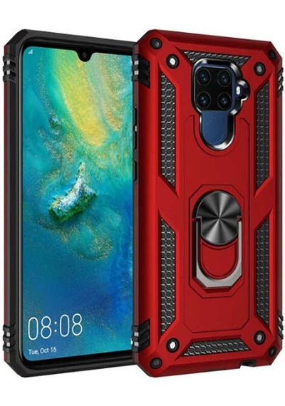 Huawei Mate 30 Lite Kılıf Zore Vega Kapak Mavi