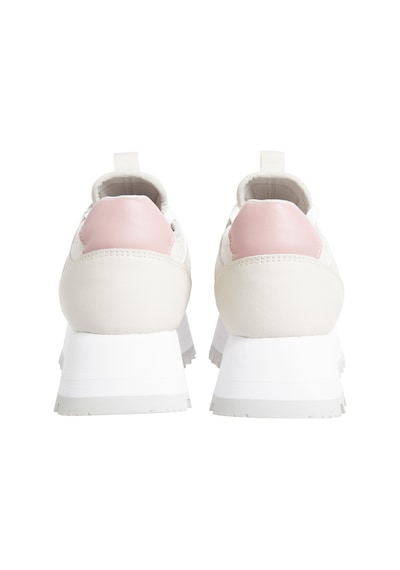 Calvin Klein Runner Low Laceup Mıx Nbs Krem Kadın Sneaker Bej