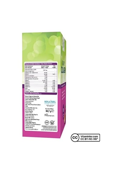 Beauty Collagen Powder 7 Saşe Erik Renkli