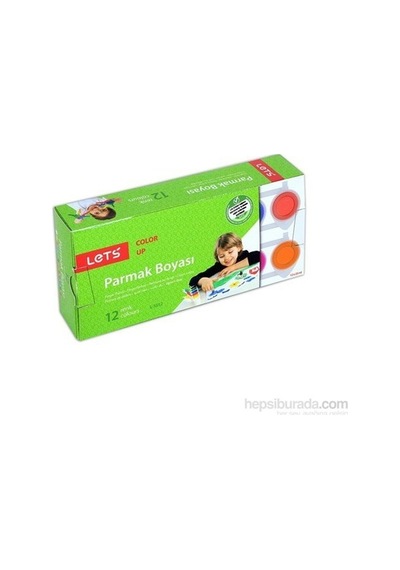 Let's L5512 Parmak Boyası 12 Renk Çok  Renkli