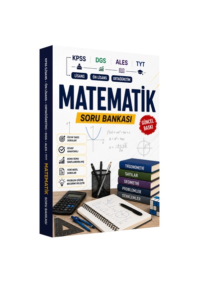 Kpss-dgs-ales-tyt Matematik Soru Bankası Ösym Tarzında Yeni Nesil Sorular Güncel Baskı