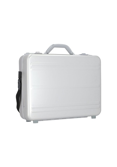 Alumaxx 46 Cm Alüminyum Laptop Bölmeli Evrak Çantası, Organizerli, Hafif Gri