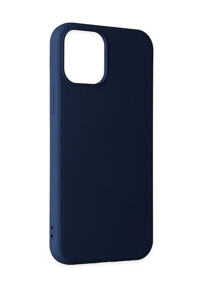 Apple Uyumlu   iPhone 11 Pro Max Kılıf Nano İçi Kadife Silikon - Lacivert