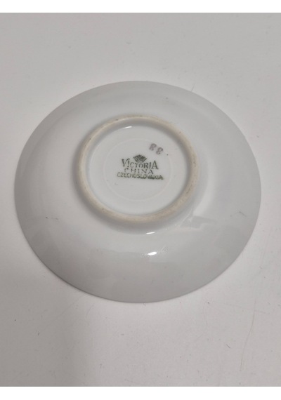 Victoria Porselen Kahve Fincan Tabağı 10cm Çok Renkli
