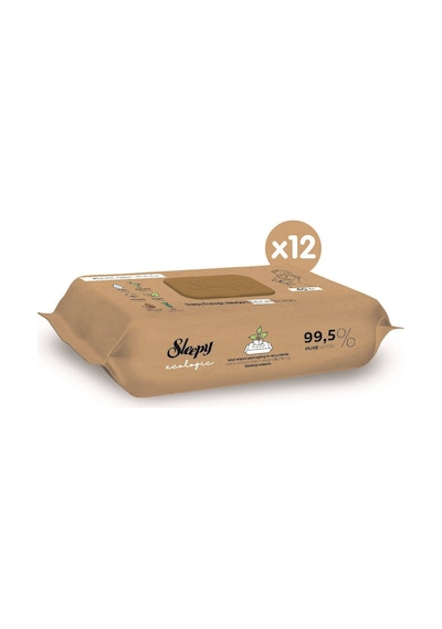 Sleepy Ecologic Yenidoğan Islak Bebek Bakım Havlusu 12 X 40'Lı