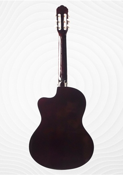 Cg-3901cf Klasik Gitar 4/4 Sap Ayarlı Kesik Kasa Full Set Kahverengi