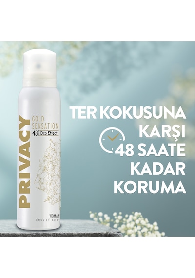 Privacy Woman Gold Sensation Kadın Deodorant 6 x 150 ML
