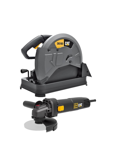 Cat DX5180SET 2400W 355 MM Profesyonel Profil Kesme + DX3090 720W 125 MM Profesyonel Avuç Taşlama