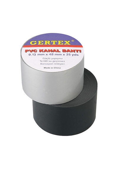 Pvc Kanal Bandı 13Mmx48x25Mt Siyah