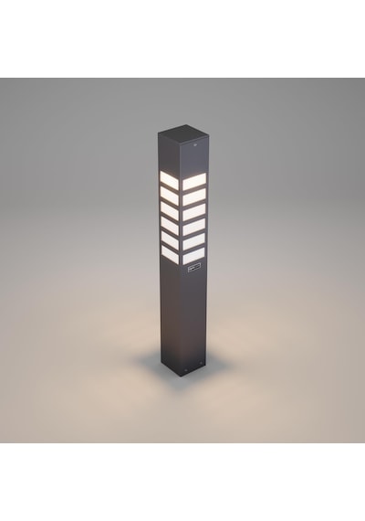 Vilorita 75 Cm Alüminyum Bahçe Aydınlatması Bollard Pleksi Difüzörlü Modern Yürüyüş Yolu Lambası, 3000k Işık Sıcaklığı, Elektrostatik Toz Boyalı Dış Mekan Aydınlatma Direği Sku: Smgstk308df05227