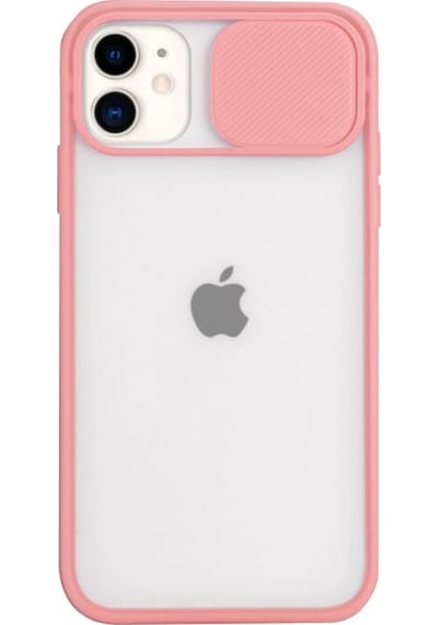 Teknomoda Apple Uyumlu iPhone 11 Pro Kamera Korumali Sürgülü Silikon Kilif Mat Seffaf 450155897