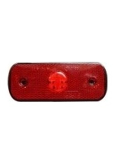 Arka Pozisyon Lambası Oval Kırmızı 12-24v