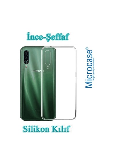 Microcase Meizu 16T Ince 0.2 Mm Soft Silikon Kilif - Seffaf 401492263