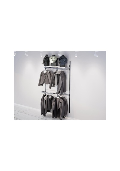Mağaza Raf Sistemi, Askılık Sistemi, Butik Rafı, Mağaza Stand, Giyinme Odası-120 200 Çok Renkli