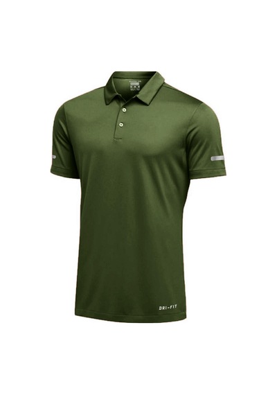 Ghassy Co. Erkek Dry Fit Hızlı Kuruma Nem Emici Teknik Performans Golf Polo Yaka Spor T-shirt 001 Haki