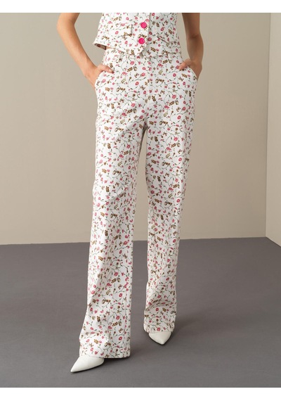 Xint Pembe Oversize Pamuklu Pantolon 201139