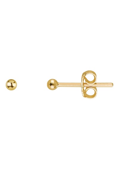 Minik Altın Top Küpe 2 Mm 14 Ayar