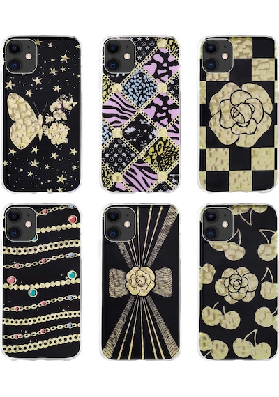 Apple Uyumlu iPhone 11 Kılıf Desenli Sert Zore Elnov Kapak NO4