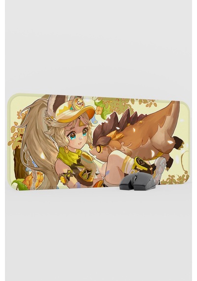 Kachina Genshin Impact Anime Oyuncu V2 - 70x30 Xl Gaming Mouse Pad Fare Altlığı