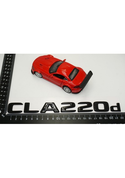 CLA 220d Bagaj Parlak Siyah ABS 3M 3D Yazı Logo