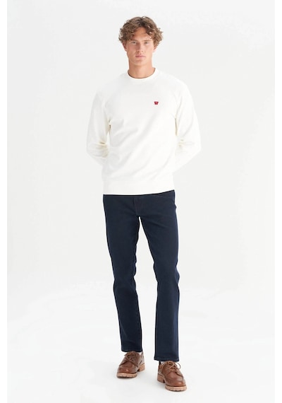 Wrangler Regular Fit Beyaz Erkek Sweatshirt W2520255w02 Beyaz