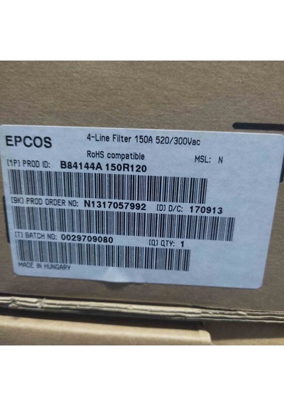 B4144a150r120 150a 520v/300vac 4 Girişli Filitre