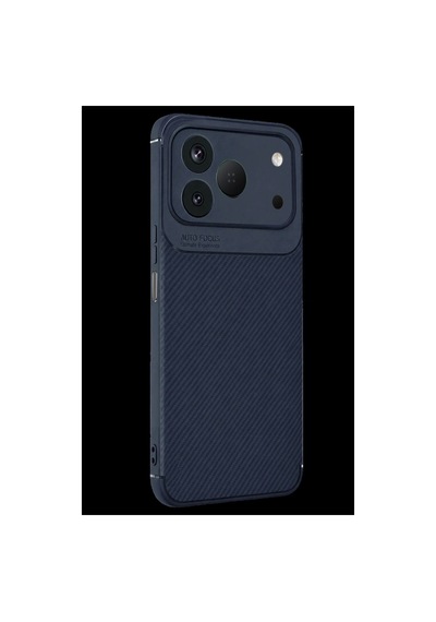 Newface Tecno Spark 50 4g Auto Focus Karbon Kapak - Lacivert