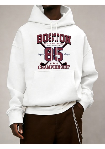 Startmore Startmoreboston 85 Oyuncular Şampiyonası Desen Erkekler Kapüşonlular Polar Gevşek Kazak Tüm Maç Trendy Beyaz Startmore Startmoreboston 85 Oyuncular Şampiyonası Desen Erkekler Kapüşonlular Polar Gevşek Kazak Tüm Maç Trendy Beyaz