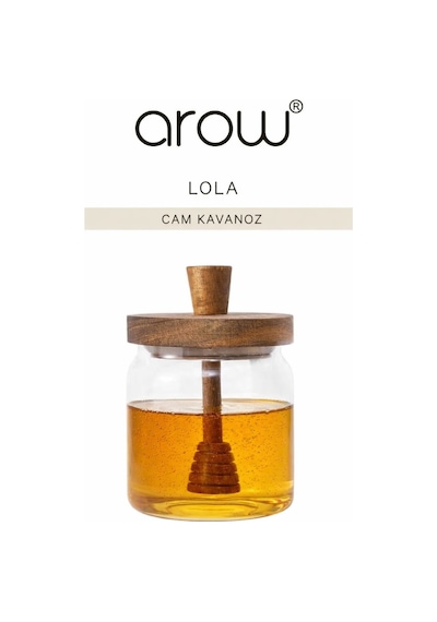 Arow Lola Cam Bal Kavanozu Tr-1022 Şeffaf
