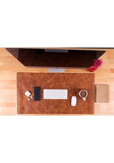 Atelier 91 Saddle Heritage Leather Desk Mat - Large Large Size