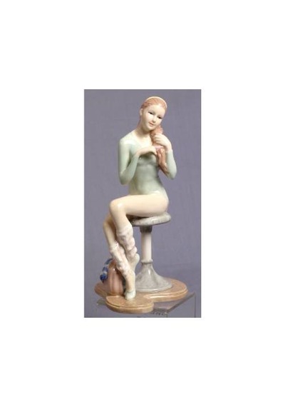 Dekoratif Balerin Biblo Wise Veronese Zarif Dans Figürü Porselen Obje 18 Cm .