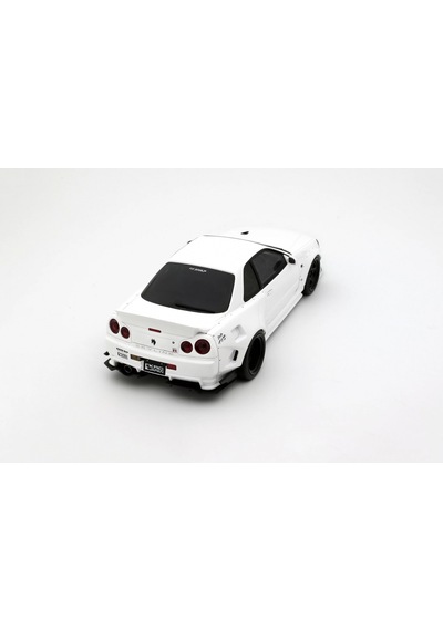 Otto Models Ot1135 1/8 Nissan Skyline Gt-r R34 Krc Body Kit Pearl White Qx1 2019