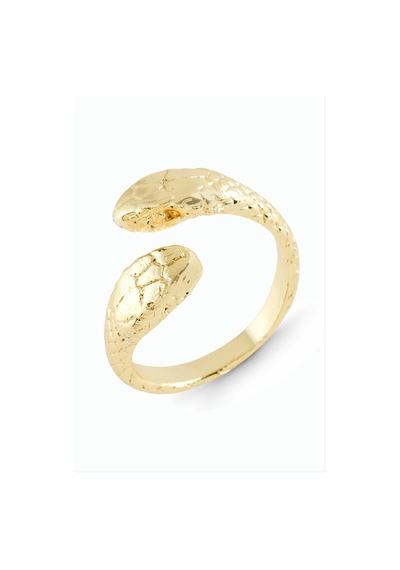 Zenviac456 Yılan Metal Yüzük Zenviac45678 Sarı 06790127