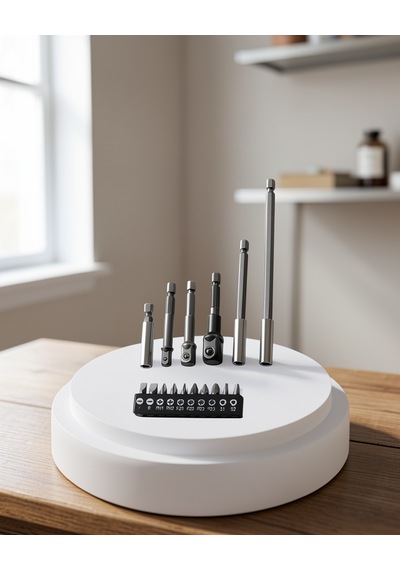 Ergonomik Bits Tornavida Uç Ve Adaptör Seti, 16 Parça