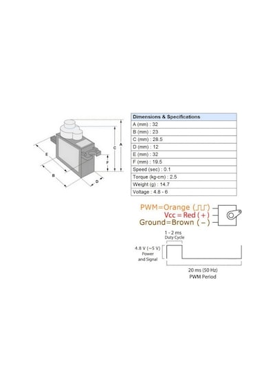 Sg90 Rc Mini Servo Motor Micro Servo Motor Sg90 9g 360