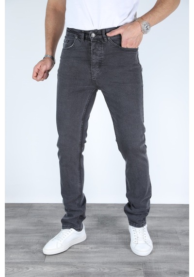 Myrab Denim Regular Kalıp Gri Erkek Kot Pantolon