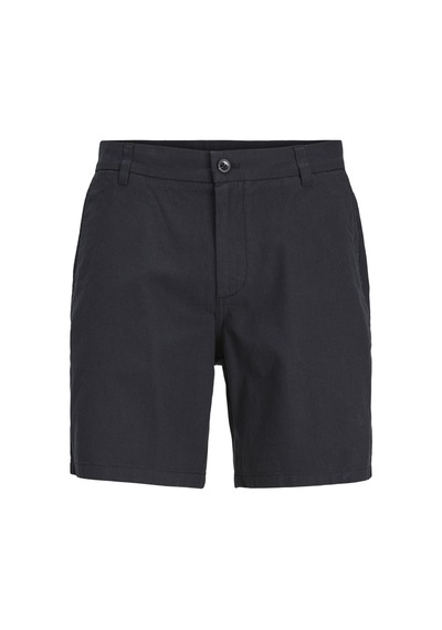 Jack & Jones Erkek Keten Karisimli Chino Sort - Tace 12248627 Black Vizon