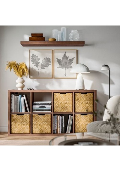 Ikea Lack Duvar Rafı, Kahverengi-ceviz Görünüm, 110x26 Cm