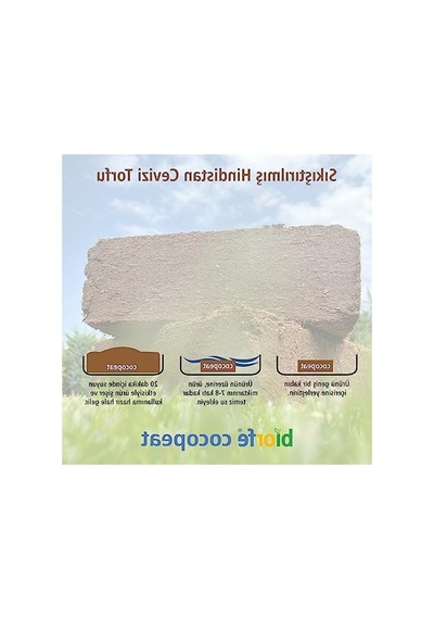 Sıkıştırılmış Hindistan Cevizi Torfu, 10 Kg Su Tutucu Özellik 0.75 LT - 2.5 LT - 12 KG