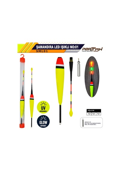 Portfish Şamandıra Led Işıklı No:01 3gr