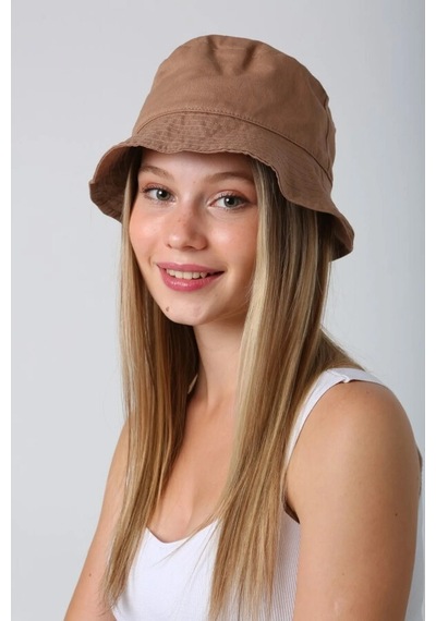 Pamuk Bucket Şapka Rş-110 Vizon Vizon