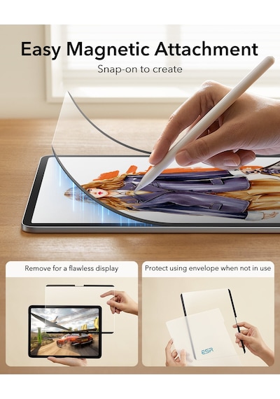 Apple Uyumlu iPad Air 13 M3-m2 2025-2024 Paper Feel Kağıt Hissi Tablet Ekran Koruyucu