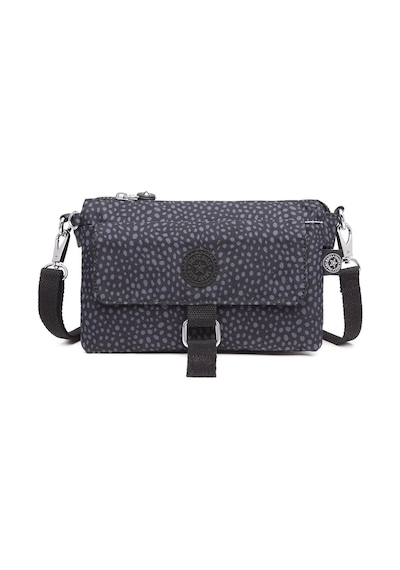 Smart Bags Günlük Minik Boy Su Geçirmez Krınkıl Kumaş Kadın Telefon Ve Postacı Çantası Puantiye Siyah