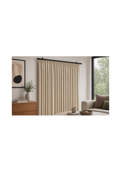 Siyah Alüminyum Tek Kanallı Rustik - Dekoratif Rustik Siyah125cm - 873508043 Siyah125cm