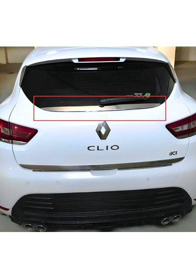 Ebal Otomotiv Renault CLİO 4 HB Krom Arka Cam Alt Çıta 2012-2018