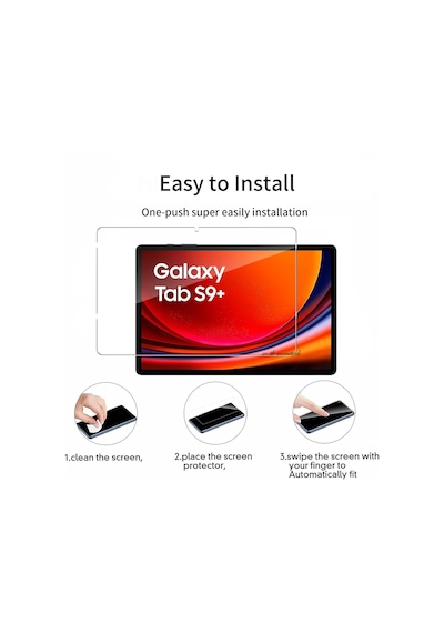 Samsung Uyumlu Galaxy Tab S9 + Plus Tablet Ekran Koruyucu Nano Sm-x810
