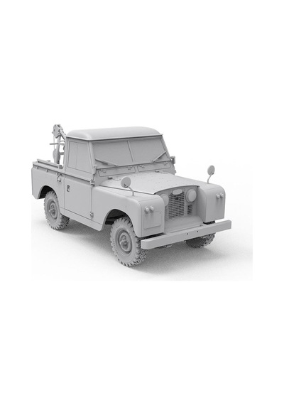 Ak Interactive 35014 1/35 Ölçek, Land Rover 88 Series Iıa Vinçli Çekici , Askeri Araç Plastik Model Kiti
